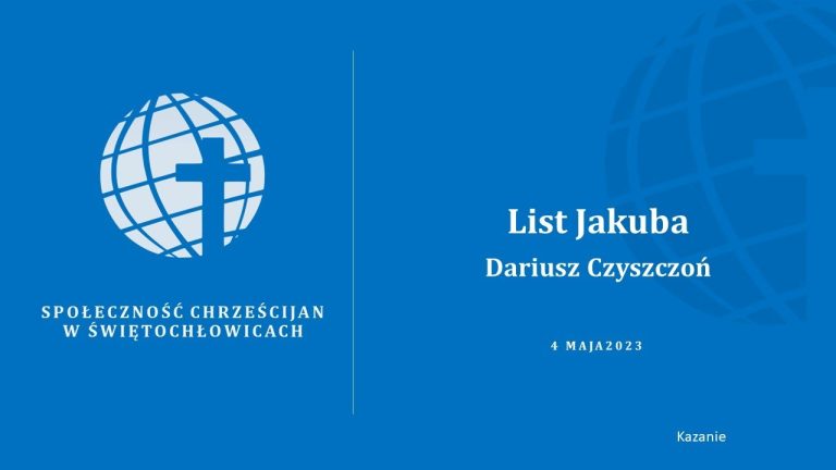 List Jakuba – Dariusz Czyszczoń